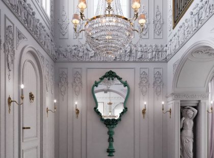 An Eclectic And Modern Entryway