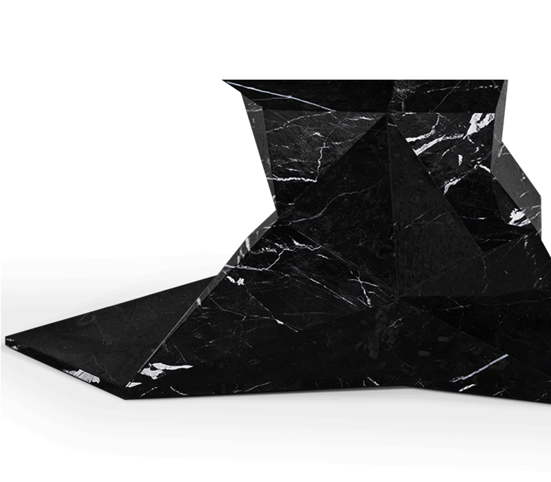 bonsai faux marble dining table by boca do lobo