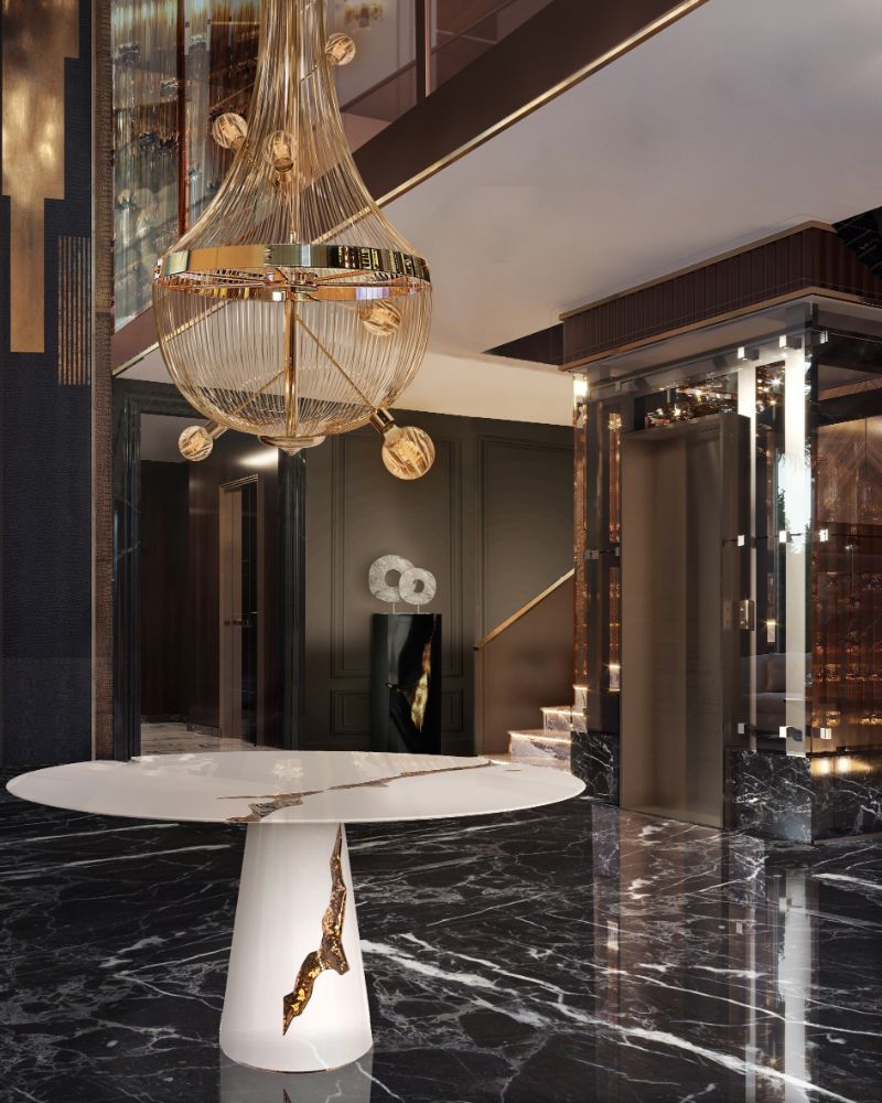 Curated Entryway Design For A Luxury Home