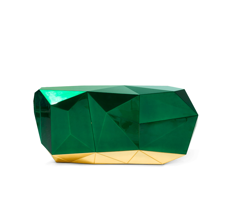 green and gold sideboerd