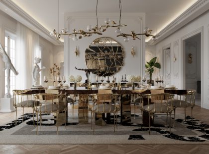 modern dining table