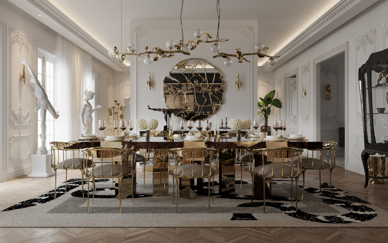 modern dining table