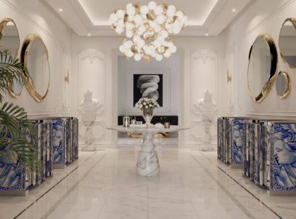 Luxury Entryway Where Modern Art And Exclusive Design Meet