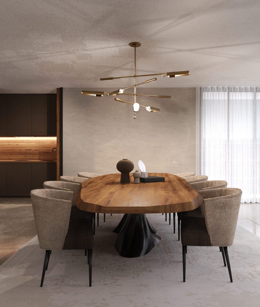 Neutral-toned Rugs For an Elegant Dining Room Decor