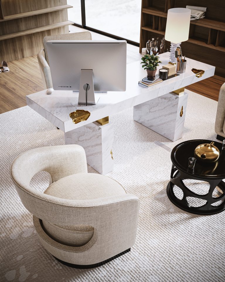 A Sanctuary For Productivity & Relaxation: A Luxurious Home Office