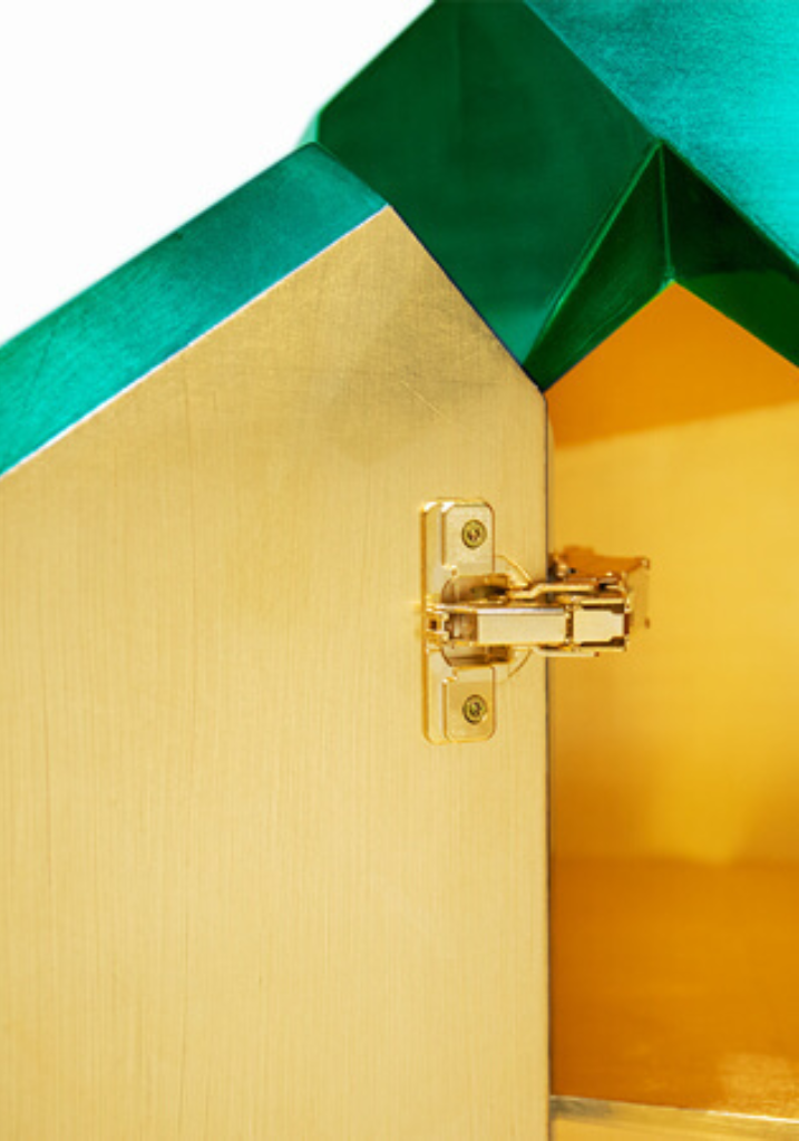green sideboards details