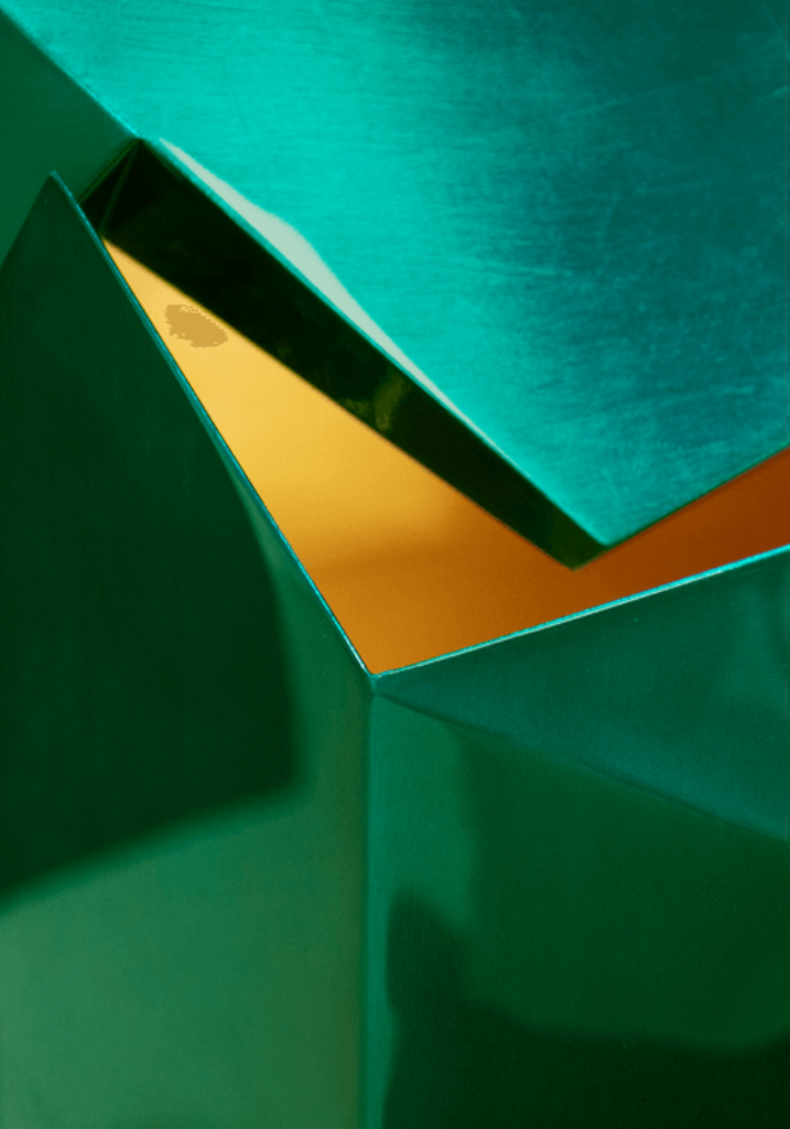 green sideboards details