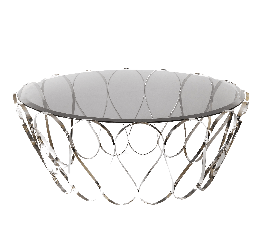 Aquarius Silver Coffee Table