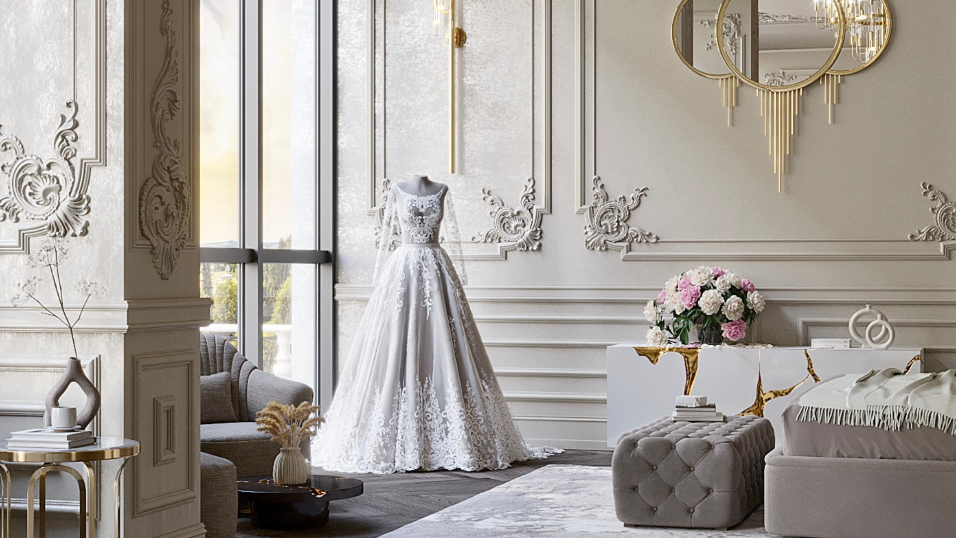 A Dreamy and Luxury Bedroom Where A Love Story Begins