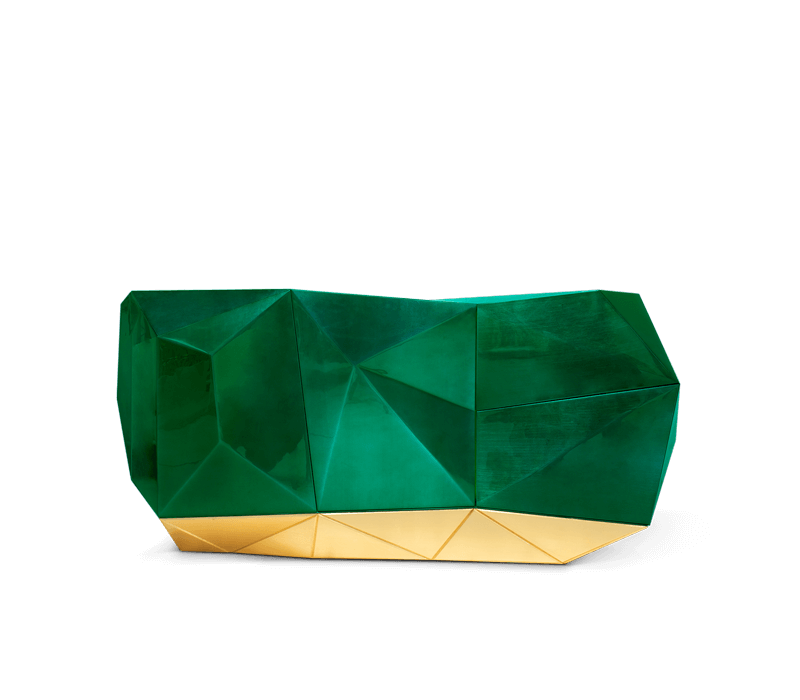 green sideboard