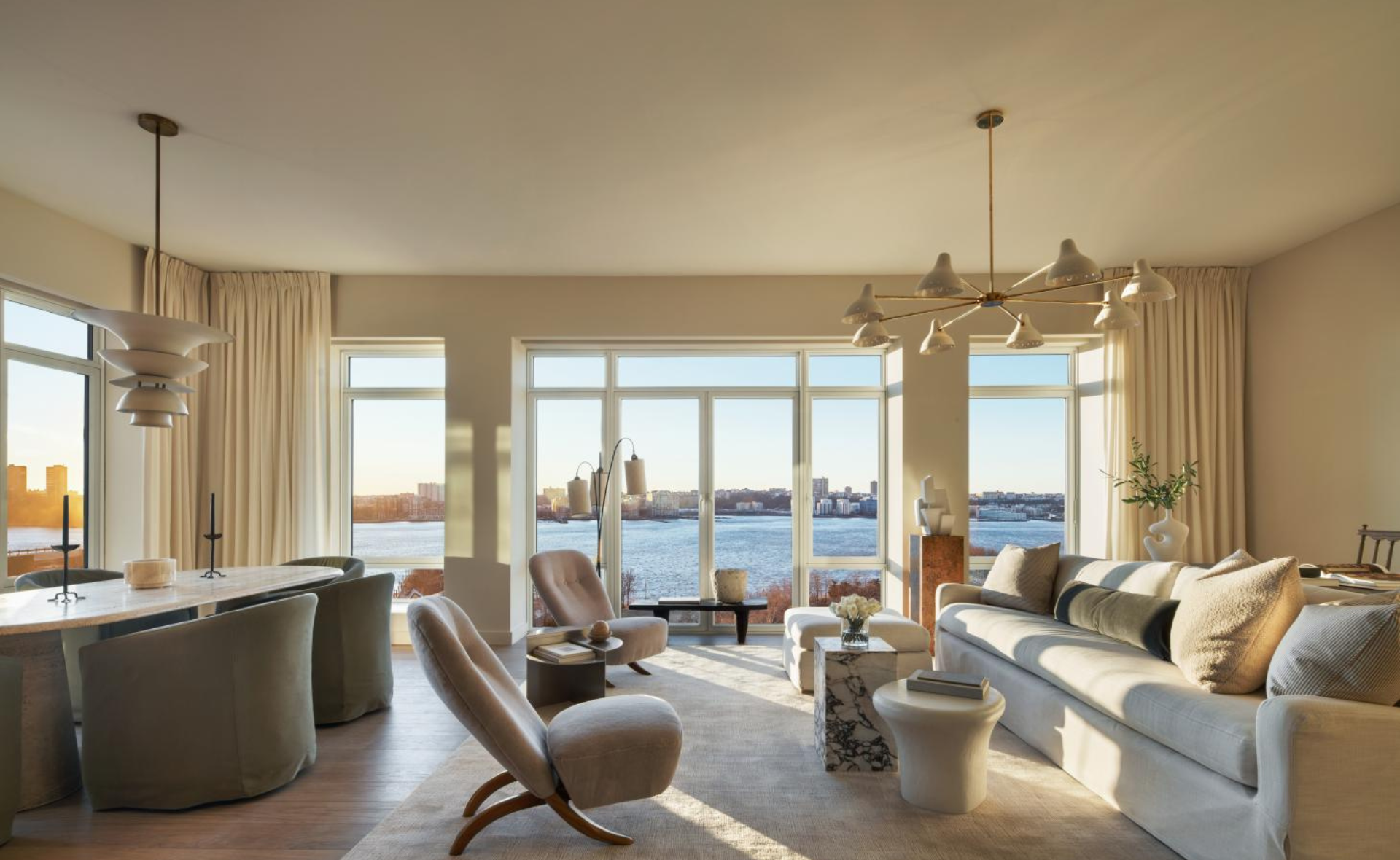 First Luxury Apartment of the Cortland Interior Designers