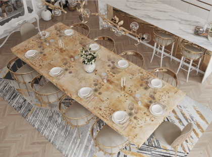 Luxury Dining Rooms Where Exclusive Design Pieces Steal The Spotlight
