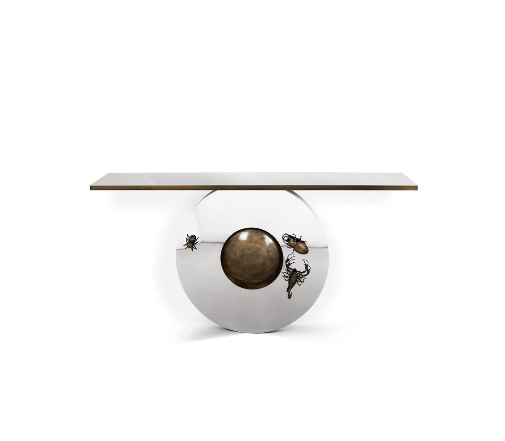 silver console