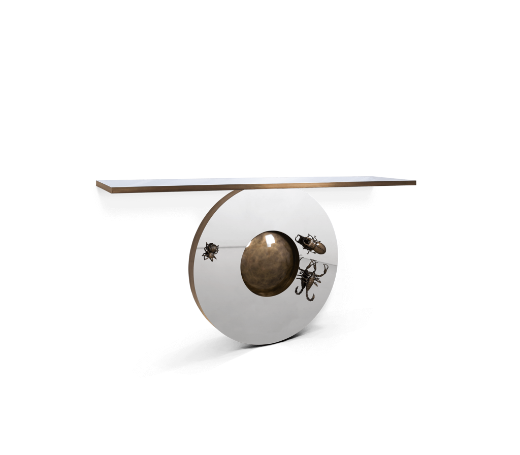 silver console